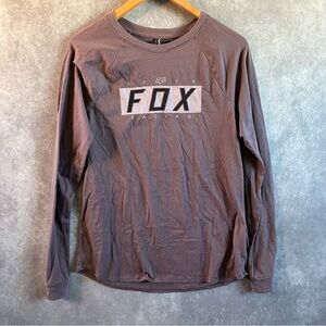 Fox Racing Long Sleeve Shirt Womens LG Purple Graphic Raglan Motocross Tee